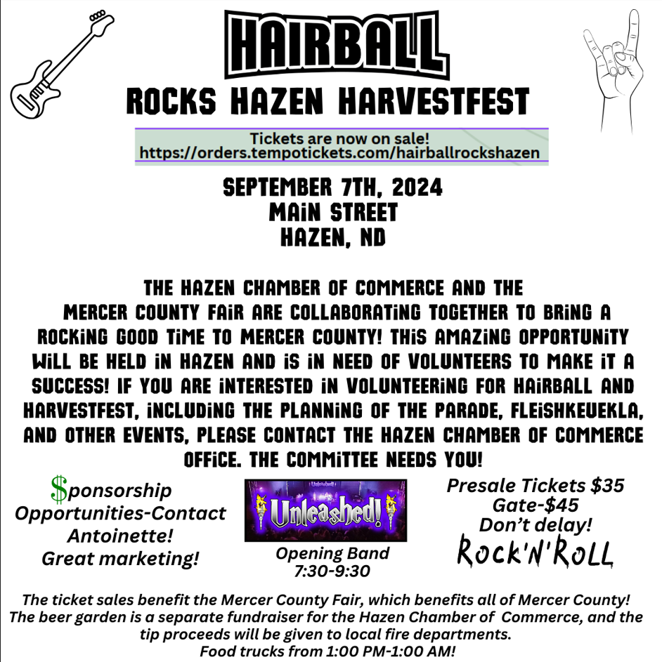 Hazen Chamber of Commerce/CVB Events
